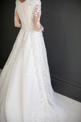 Modest Bridal Collection 138614 #8 Ivory thumbnail