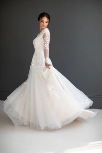 Modest Bridal Collection 138614 #3 Ivory thumbnail