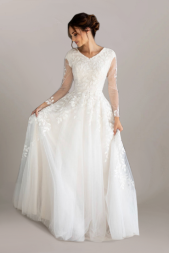 Modest Bridal Collection 138614 #10 Ivory thumbnail