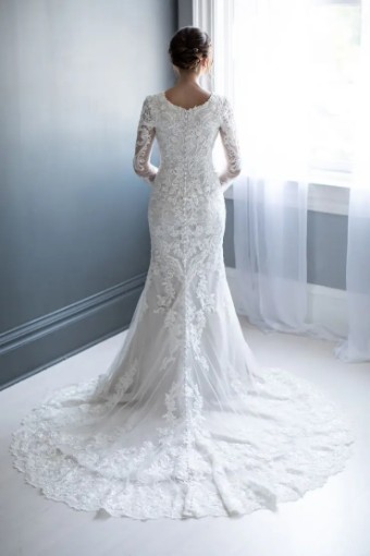 Modest Bridal Collection 138609 #11 Sand/Ivory thumbnail