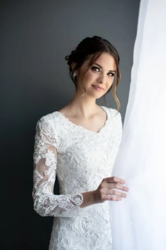 Modest Bridal Collection 138609 #19 default Sand/Ivory thumbnail
