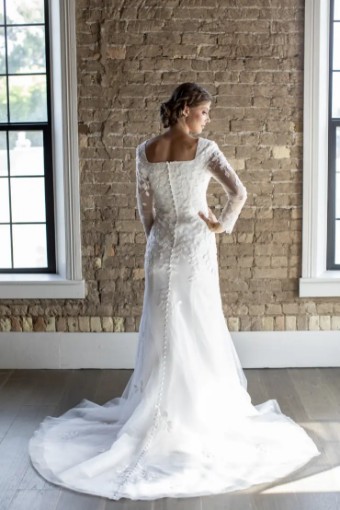 Modest Bridal Collection 142420 #1 Ivory thumbnail