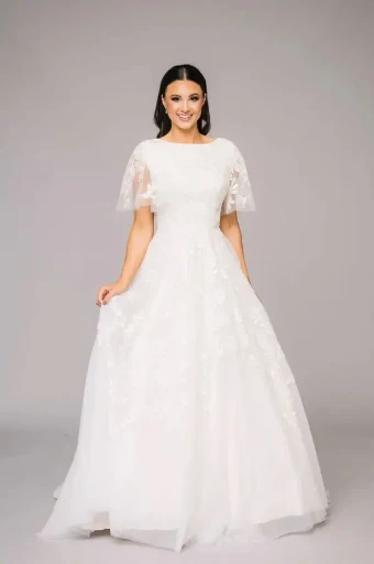 Modest Bridal Collection 143405 #4 ivory/oyster thumbnail