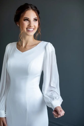 Modest Bridal Collection 138608 #4 Ivory thumbnail