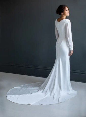 Modest Bridal Collection 138608 #1 Ivory thumbnail
