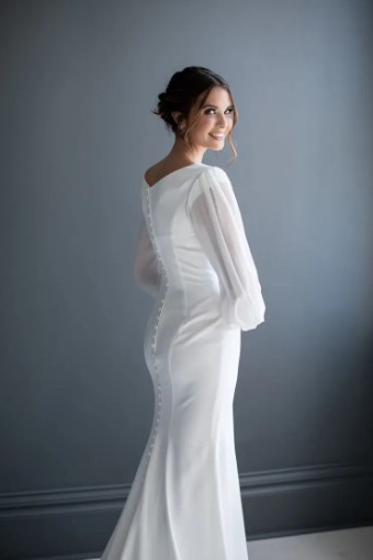 Modest Bridal Collection 138608 #8 Ivory thumbnail