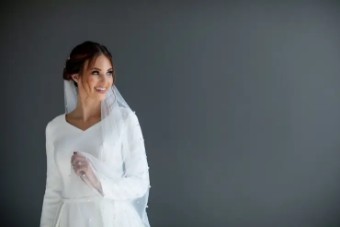 Modest Bridal Collection 138621 #5 Ivory thumbnail