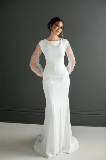 Modest Bridal Collection 138624 #3 Ivory thumbnail