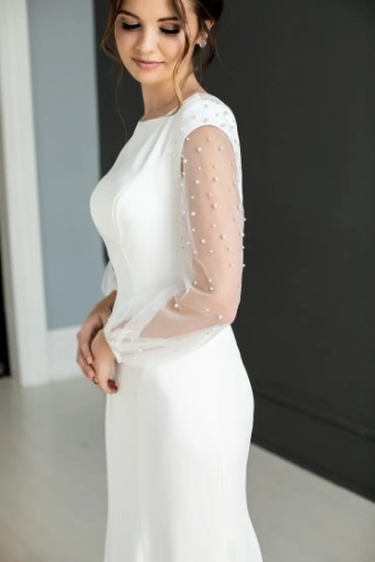 Modest Bridal Collection 138624 #6 Ivory thumbnail