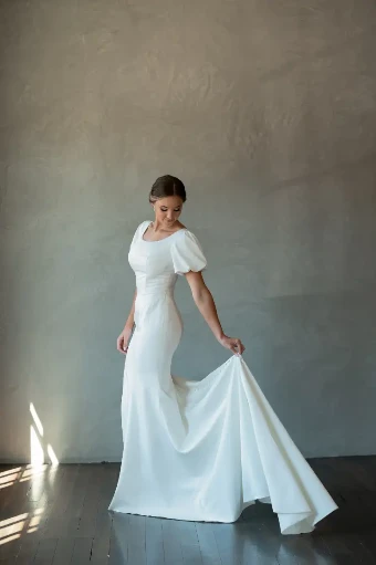 Modest Bridal Collection 140606 #3 Ivory thumbnail