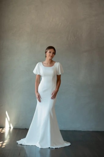 Modest Bridal Collection 140606 #18 Ivory thumbnail