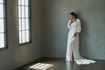 Modest Bridal Collection 140611 #7 Ivory thumbnail