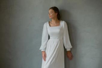 Modest Bridal Collection 140611 #18 Ivory thumbnail