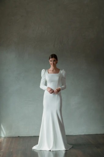 Modest Bridal Collection 140615 #4 Ivory thumbnail