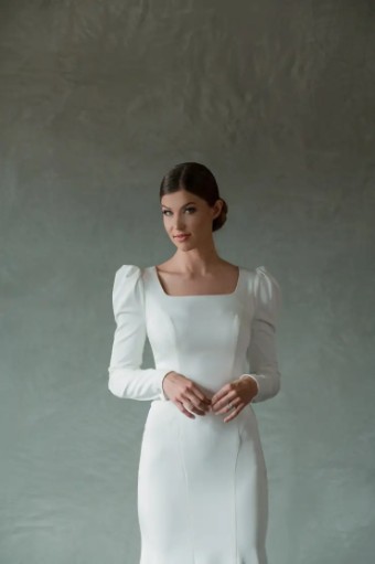 Modest Bridal Collection 140615 #25 Ivory thumbnail