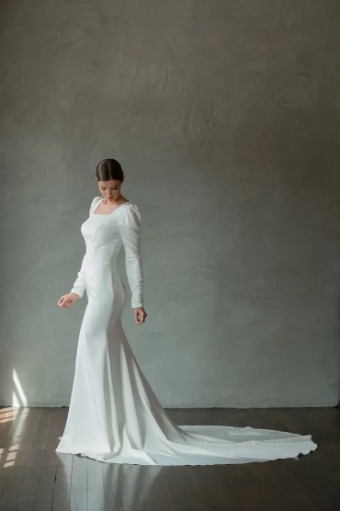 Modest Bridal Collection 140615 #21 Ivory thumbnail