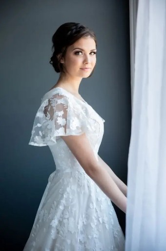 Modest Bridal Collection 136263 #9 default Ivory ivory/oyster thumbnail