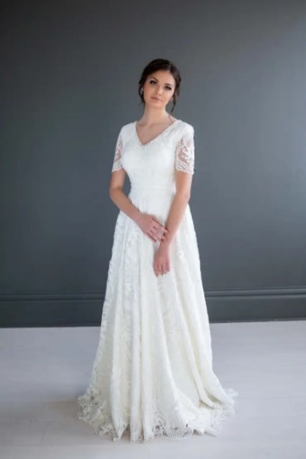 Modest Bridal Collection 136246 #3 Ivory thumbnail