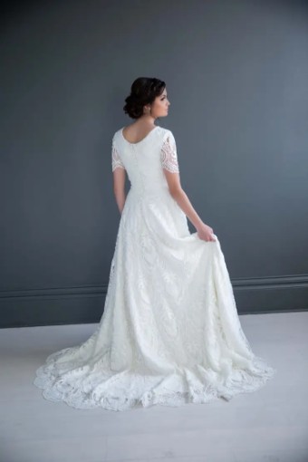 Modest Bridal Collection 136246 #1 Ivory thumbnail