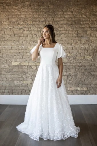 Modest Bridal Collection 142403 #1 Ivory thumbnail