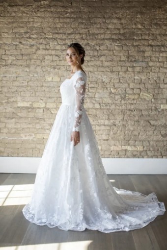 Modest Bridal Collection 142410 #1 Ivory thumbnail