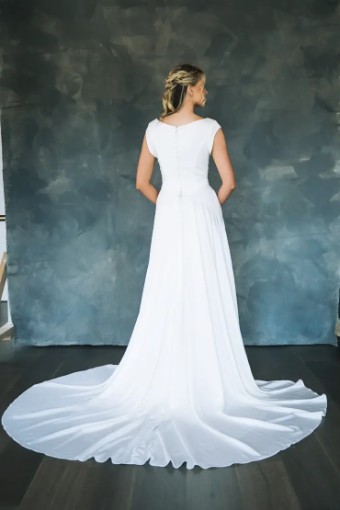 Modest Bridal Collection 142416 #1 Ivory thumbnail
