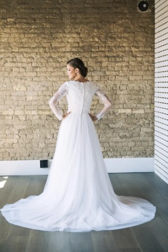 Modest Bridal Collection 142422 #1 ivory/oyster thumbnail