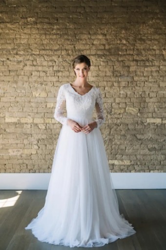 Modest Bridal Collection 142422 #0 default ivory/oyster thumbnail