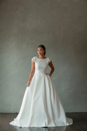 Modest Bridal Collection 140609 #15 Ivory thumbnail