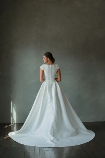 Modest Bridal Collection 140609 #11 Ivory thumbnail