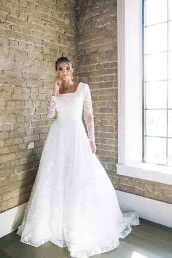 Modest Bridal Collection 142414 #0 default Ivory thumbnail