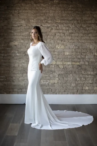 Modest Bridal Collection 142411 #1 Ivory thumbnail