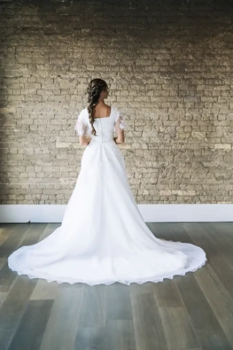 Modest Bridal Collection 142406 #3 Ivory thumbnail