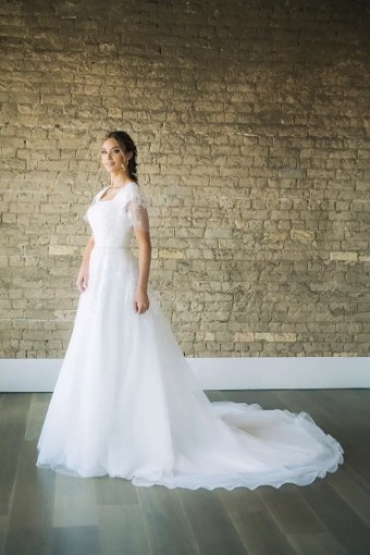 Modest Bridal Collection 142406 #1 Ivory thumbnail