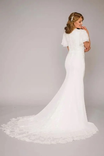 Modest Bridal Collection 143406 #5 Ivory thumbnail