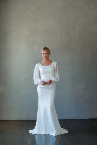 Modest Bridal Collection 140603 #4 Ivory thumbnail