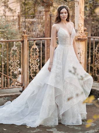 Maggie Sottero 135142 #7 Ivory/Mauve thumbnail