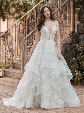 Maggie Sottero 135142 #9 Ivory/Mauve thumbnail
