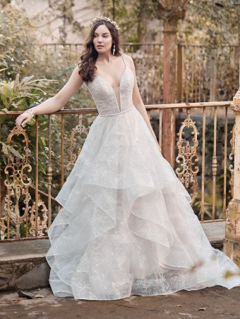 Maggie Sottero 135142 #10 Ivory/Mauve thumbnail