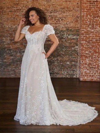 House of Wu 144056 #0 default Ivory/French Lilac/Nude thumbnail