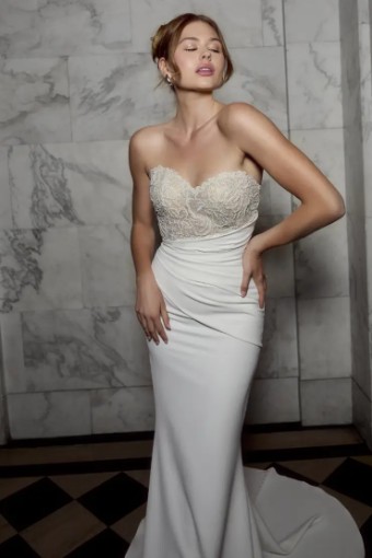 Casablanca Bridal 144407 #2 Ivory/Nude/Silver thumbnail