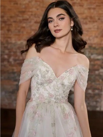 House of Wu 144019 #2 default Ivory/Pale Blush/Multi thumbnail
