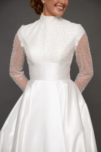 Modest Bridal Collection 144460 #2 Ivory thumbnail