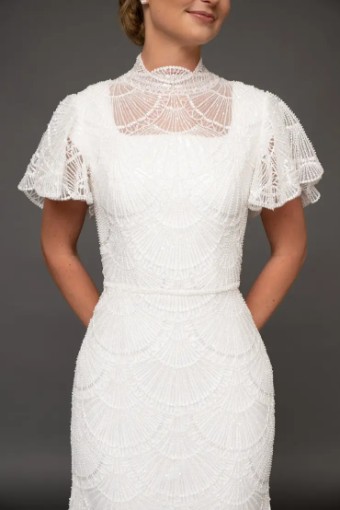 Modest Bridal Collection 144474 #6 Ivory thumbnail