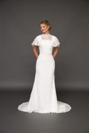 Modest Bridal Collection 144474 #3 Ivory thumbnail