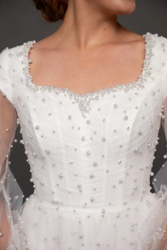 Modest Bridal Collection 144472 #4 Ivory thumbnail