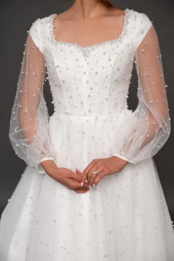 Modest Bridal Collection 144472 #2 Ivory thumbnail