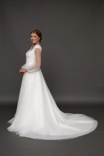 Modest Bridal Collection 144472 #3 Ivory thumbnail