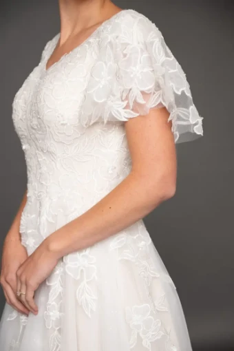 Modest Bridal Collection 144477 #1 Ivory thumbnail