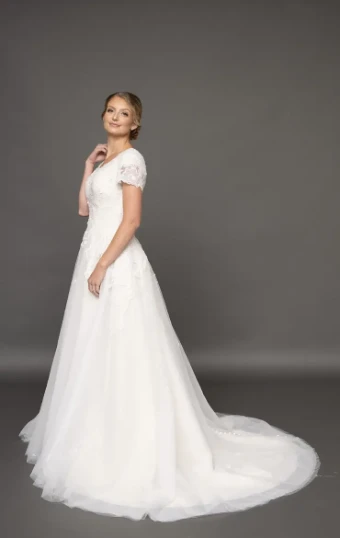 Modest Bridal Collection 144477 #3 Ivory thumbnail